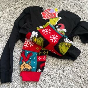 Grinch Kids 2-pc PJ Set Holiday Christmas Pajamas Size 4T NEW WITH TAGS